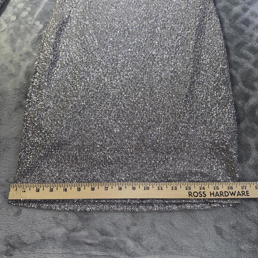 Caramela Sequin Cocktail Dress Silver, Fully Lined, Size M Never Worn ! - Picture 11 of 15